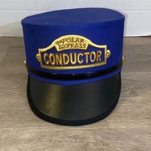 The Polar Express Conductor Hat Size Adult Blue Hat Cap 2011